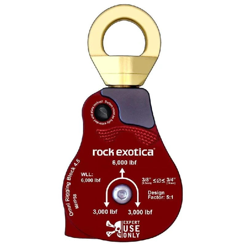 Rock Exotica Omni-Block 4.5inch Material Handling Pulley