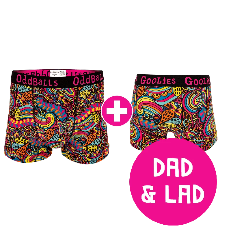 Enchanted Dad & Lad Bundle - Mens Boxer Shorts & Kids Boxer Shorts Bundle