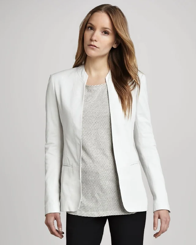 Koza Leathers Women's Real Lambskin Leather Blazer BW062