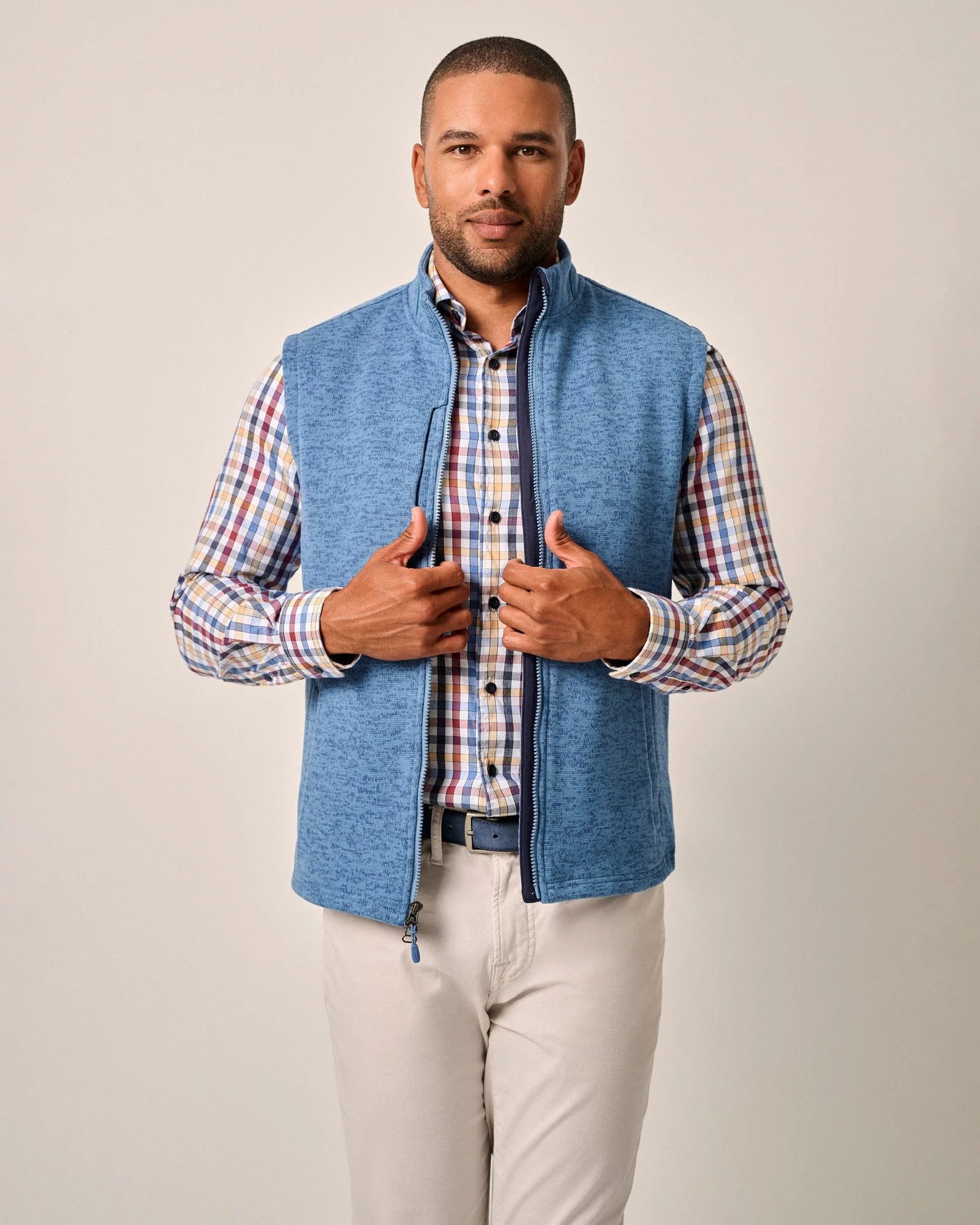 Johnnie O Denalis Double Zip Fleece Vest