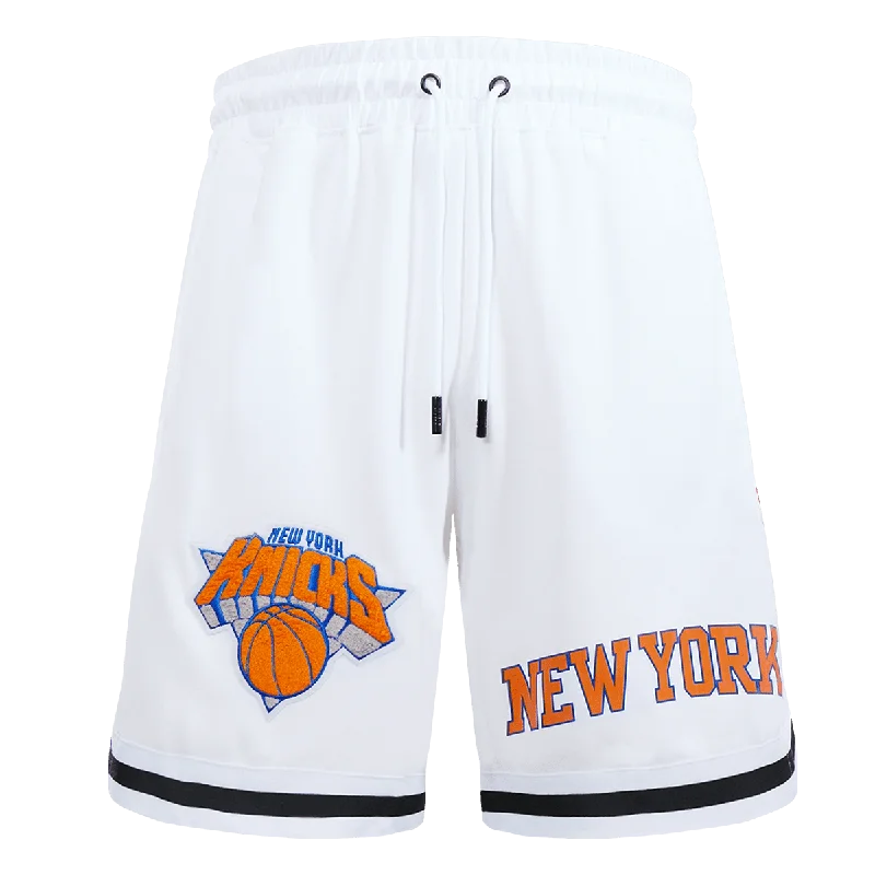 NBA NEW YORK KNICKS TEAM MEN'S SHORT (WHITE)