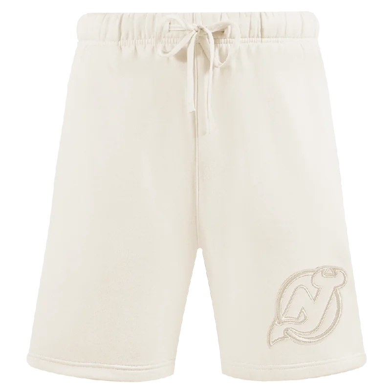 NHL NEW JERSEY DEVILS NEUTRAL MEN'S SHORT (EGGSHELL)