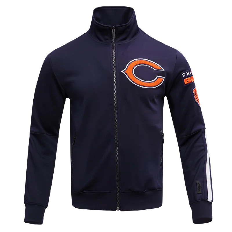 NFL CHICAGO BEARS CLASSIC MEN'S TRACK JACKET (MIDNIGHT NAVY)