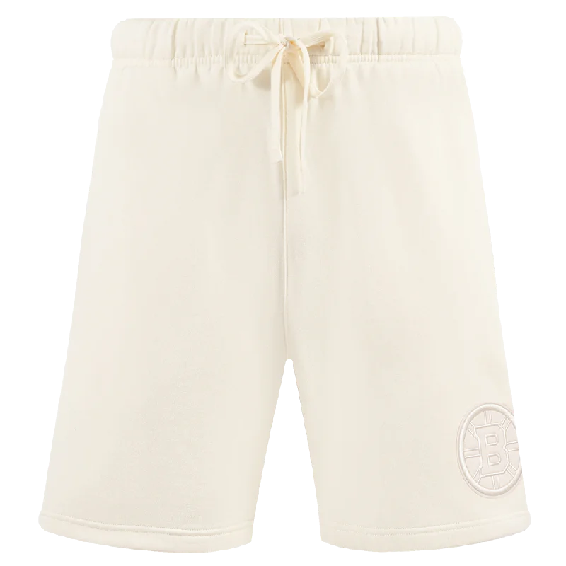 NHL BOSTON BRUINS NEUTRAL MEN'S SHORT (EGGSHELL)