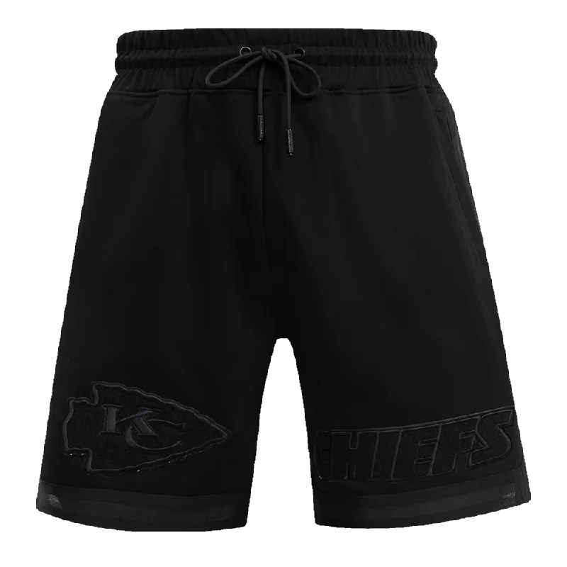 NFL KANSAS CITY CHIEFS TRIPLE BLACK MEN'S SHORT (TRIPLE BLACK)