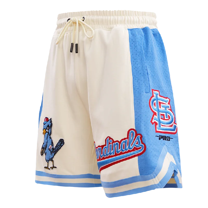 MLB ST. LOUIS CARDINALS RETRO CLASSIC MEN'S 2.0 SHORT (EGGSHELL/ UNIVERSITY BLUE)