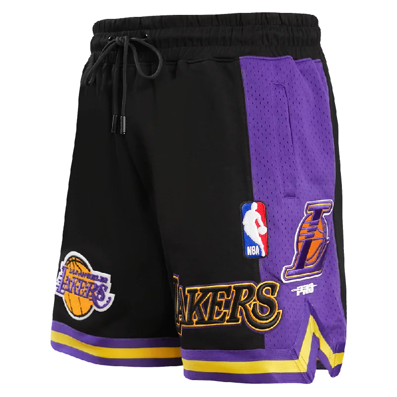 NBA LOS ANGELES LAKERS RETRO CLASSIC MEN'S 2.0 SHORT (BLACK/PURPLE/YELLOW)