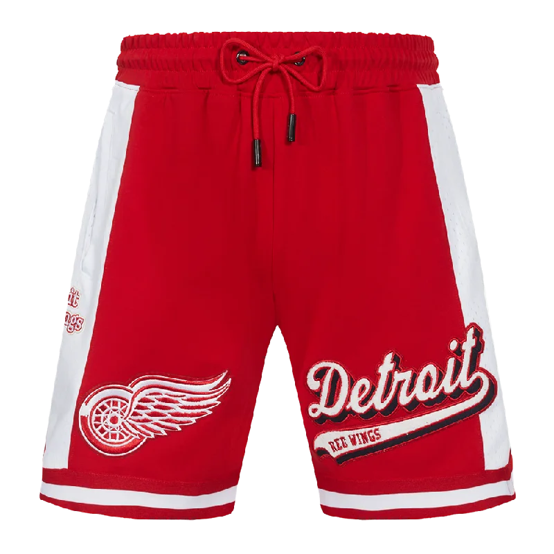 NHL DETROIT RED WINGS SCRIPT TAIL MEN'S DK 2.0 SHORT (RED)