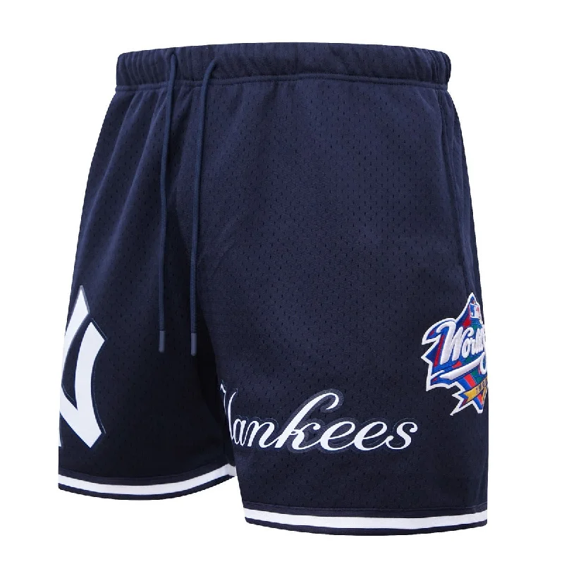 MLB NEW YORK YANKEES LOGO MEN'S MESH SHORT (MIDNIGHT NAVY)