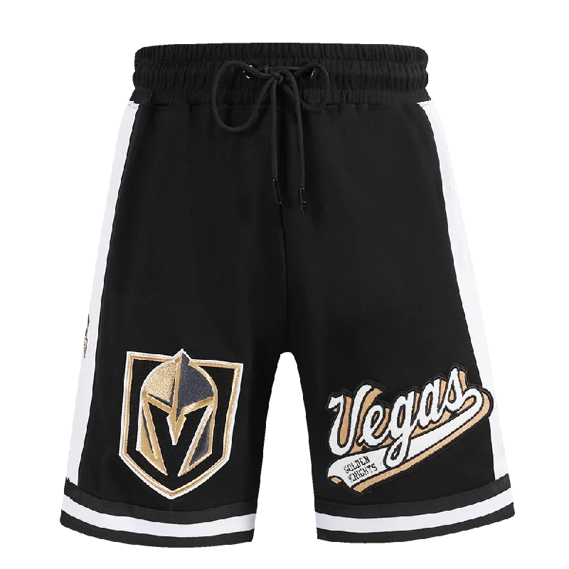 NHL VEGAS GOLDEN KNIGHTS SCRIPT TAIL MEN'S DK 2.0 SHORT (BLACK)