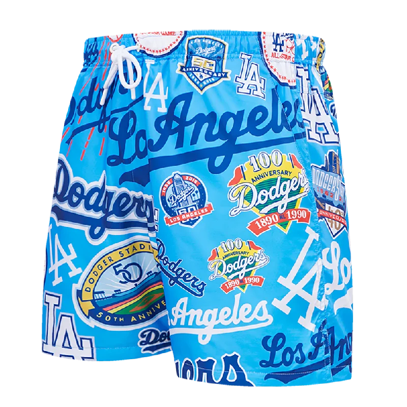 MLB LOS ANGELES DODGERS TOSS LOGO MEN'S WOVEN SHORT (4LD)