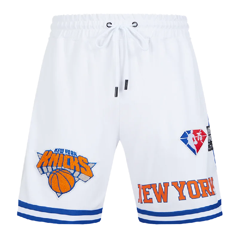 NBA NEW YORK KNICKS MEN'S SHORT (WHITE)