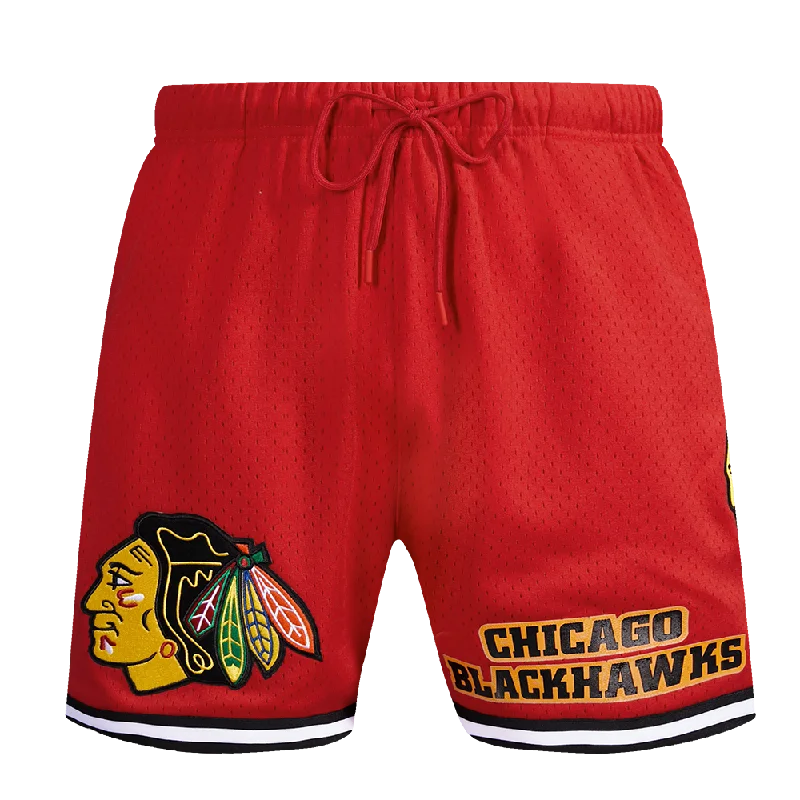 NHL CHICAGO BLACKHAWKS CLASSIC MESH MEN'S SHORT (RED)