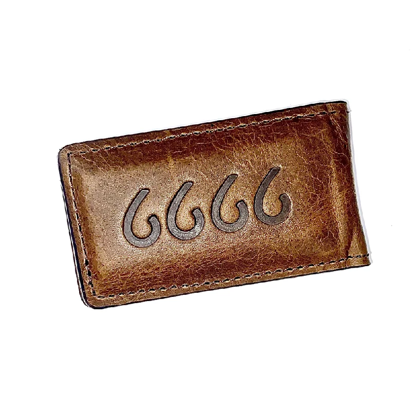 Four Sixes Money Clip