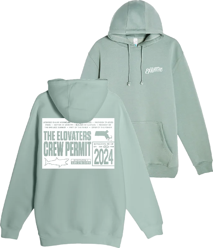 Beach Permit Hoodie - Sage