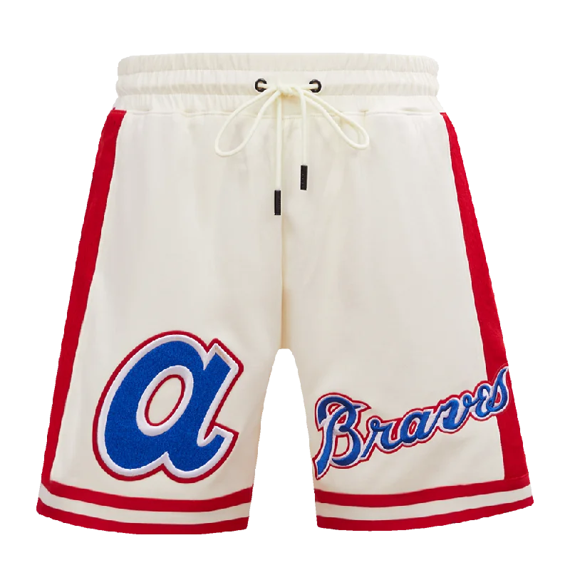 MLB ATLANTA BRAVES RETRO CLASSIC MEN'S 2.0 SHORT (EGGSHELL/ RED)