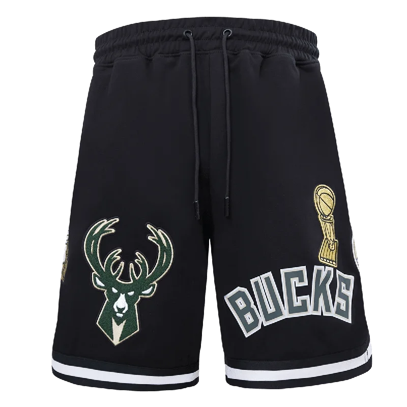 NBA MILWAUKEE BUCKS FINALS 2021 CHAMPIONSHIP PRO TEAM MEN'S SHORT (BLACK)