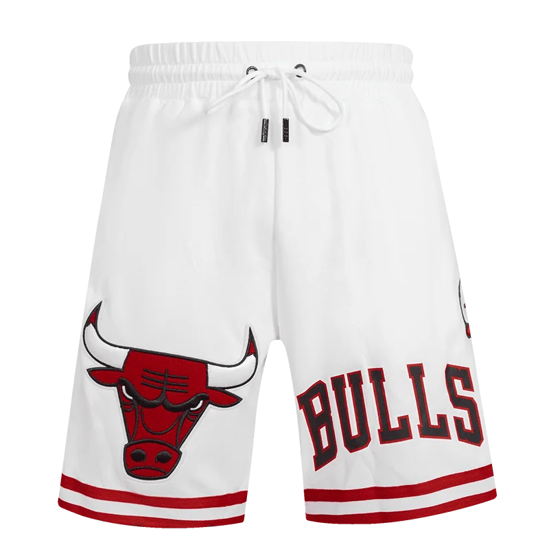 NBA CHICAGO BULLS LOGO PRO TEAM MEN'S SHORT WHITE