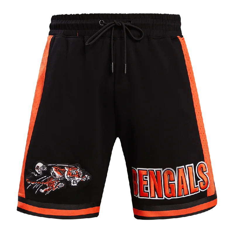 NFL CINCINNATI BENGALS RETRO CLASSIC MEN'S 2.0 SHORT (BLACK/ORANGE)