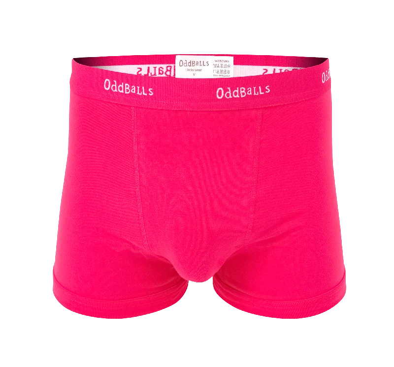 Pink/White - Mens Boxer Shorts