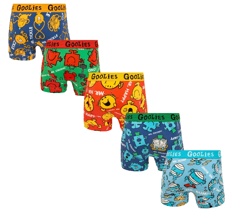 Mr Men Bundle - Kids Boxer Shorts 5 Pack Bundle