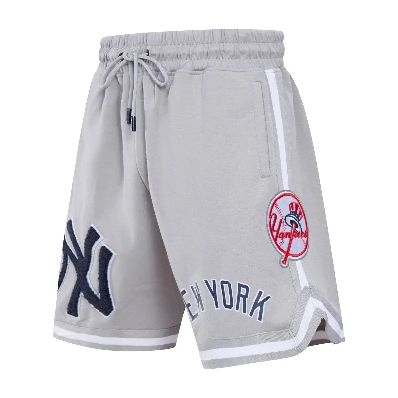 MLB NEW YORK YANKEES CLASSIC CHENILLE MEN'S SHORT (GRAY)