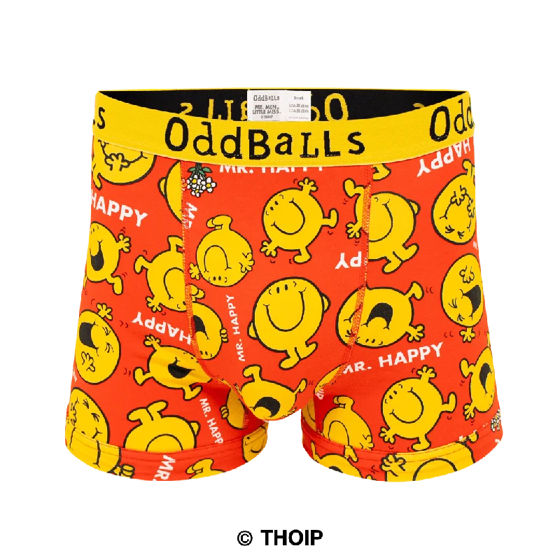 Mr Happy  - Mr Men - Mens Boxer Shorts