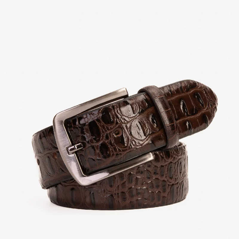 The Bomba Brown Leather Belt