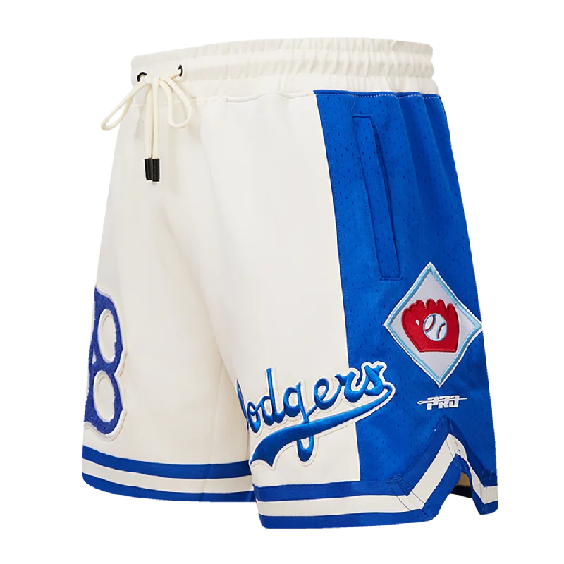 MLB BROOKLYN DODGERS RETRO CLASSIC MEN'S 2.0 SHORT (EGGSHELL/ ROYAL BLUE)