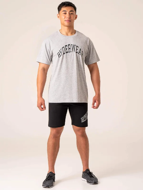 Men's Collegiate T-Shirt - Grey Marl