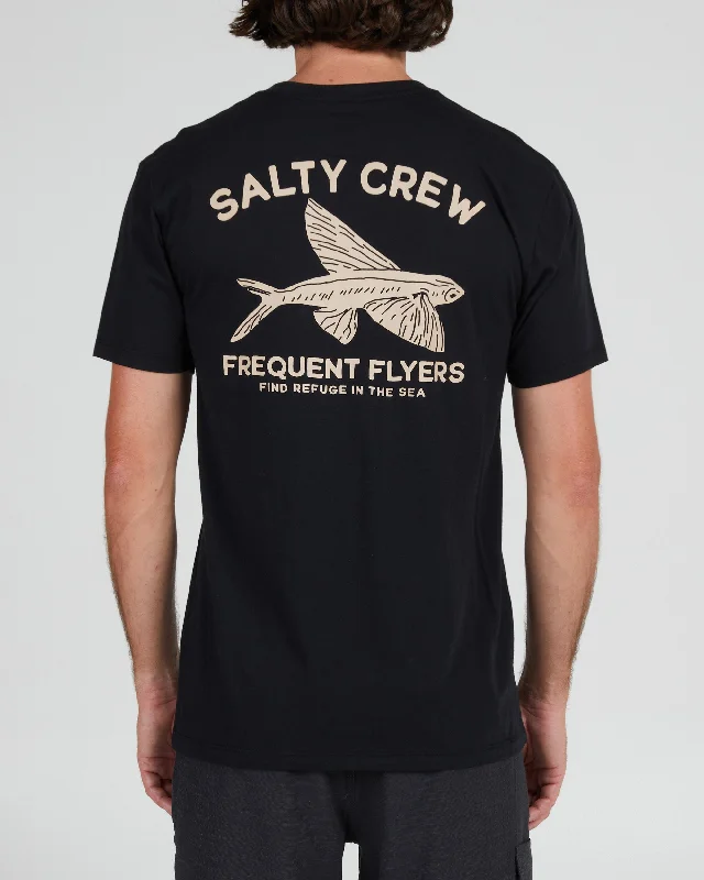 Frequent Flyer Black S/S Premium Tee