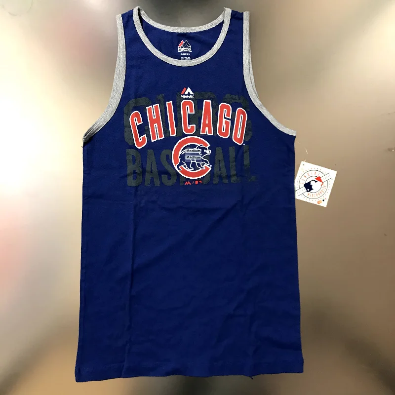 Chicago Cubs Majestic Youth Royal Blue Tank Top