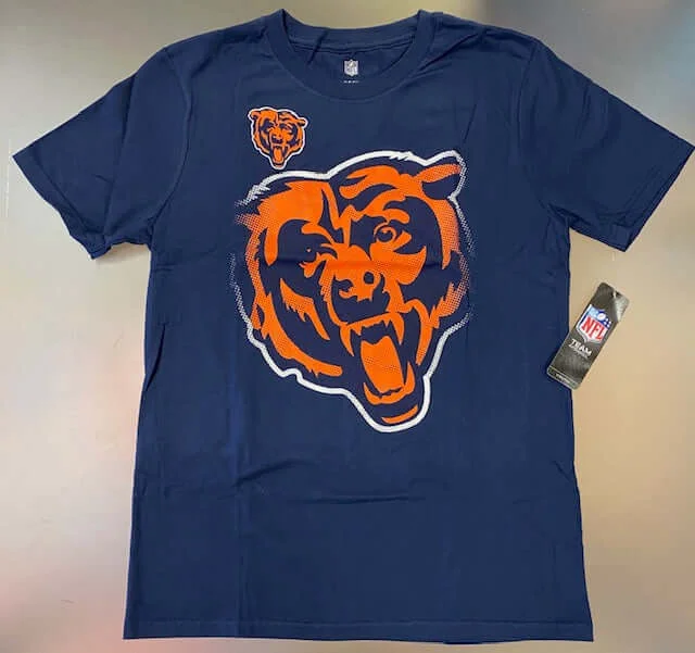 Chicago Bears Youth Big Logo T-Shirt -Blue