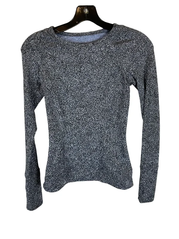 Athletic Top Long Sleeve Crewneck By Lululemon In Grey