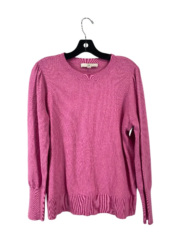 Top Long Sleeve By Loft In Pink, Size: L