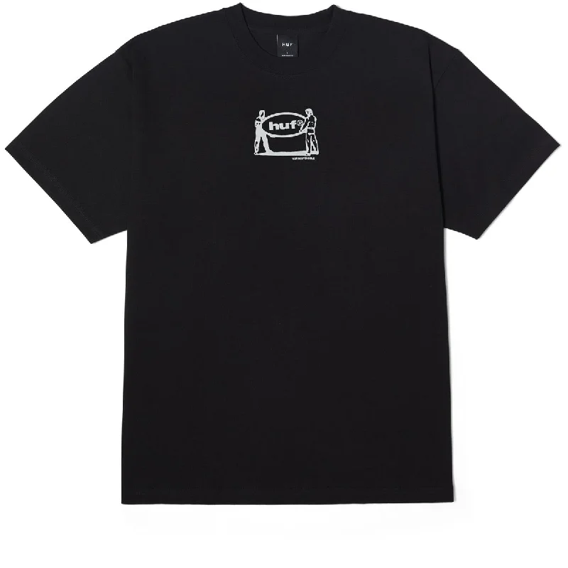 Huf Relocation T-Shirt - Black