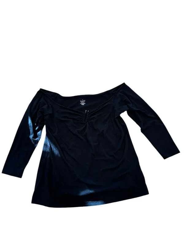 Top Long Sleeve By Torrid In Black, Size: 4x