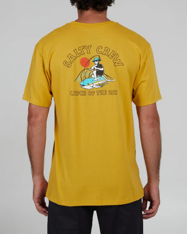 Catch Of The Day Premium Tee - Mustard