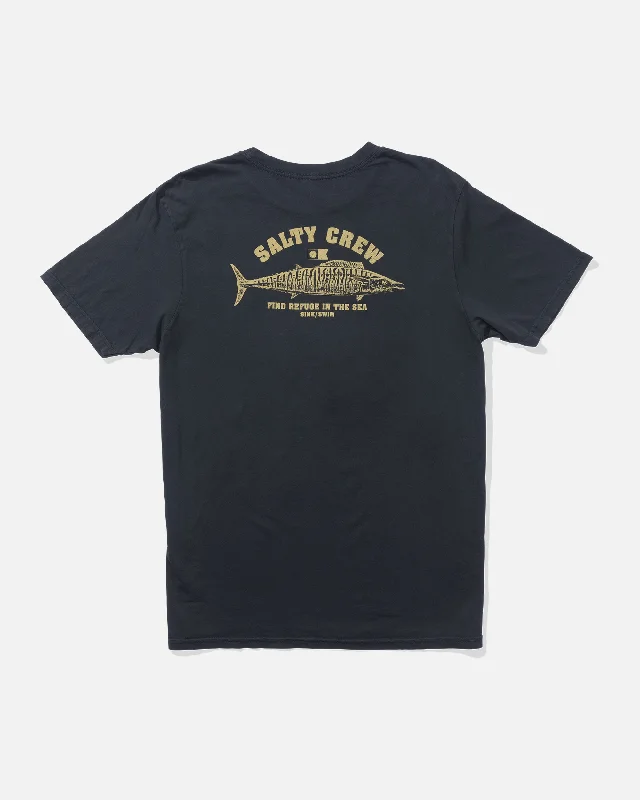 Wahoo Stamp Vintage Tee - Vintage Black