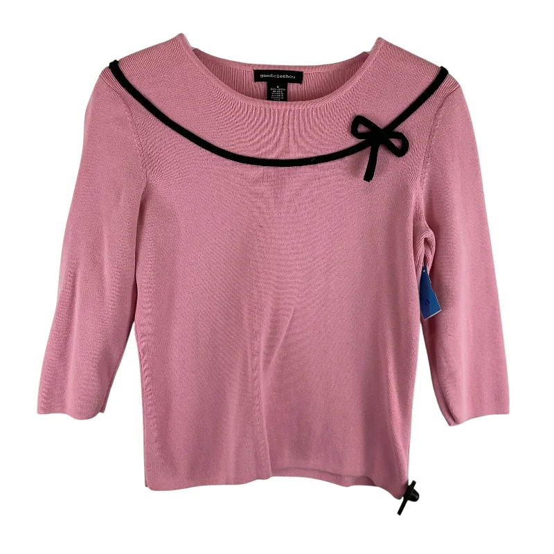 Top Long Sleeve Basic By Clothes Mentor In Pink, Size: S