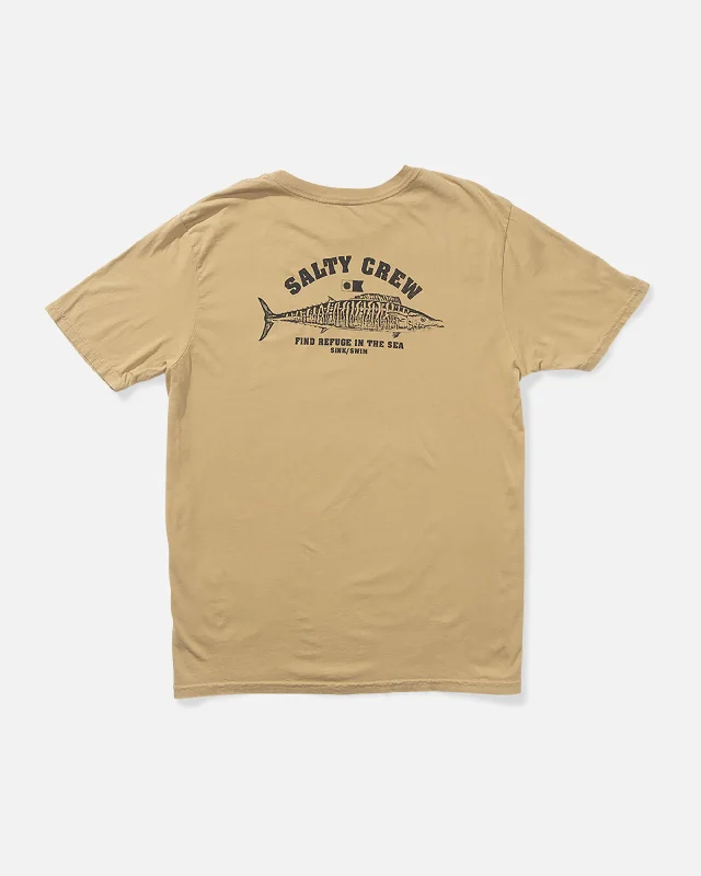 Wahoo Stamp Vintage Tee - Khaki