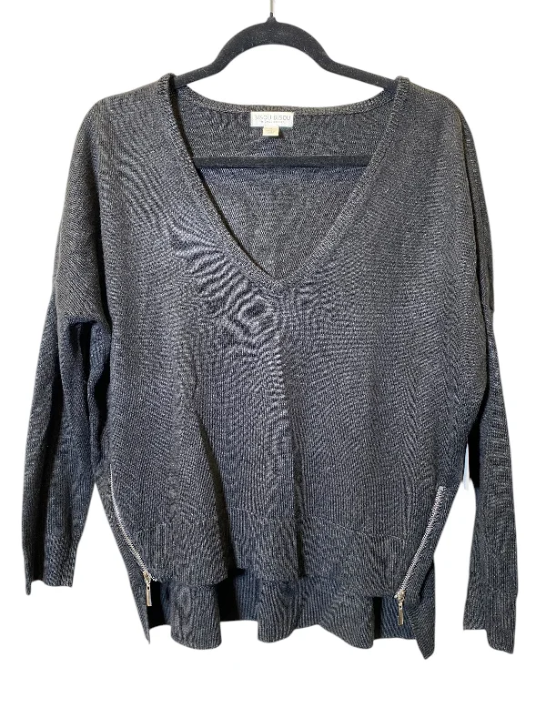 Top Long Sleeve By Bisou Bisou In Black, Size: S