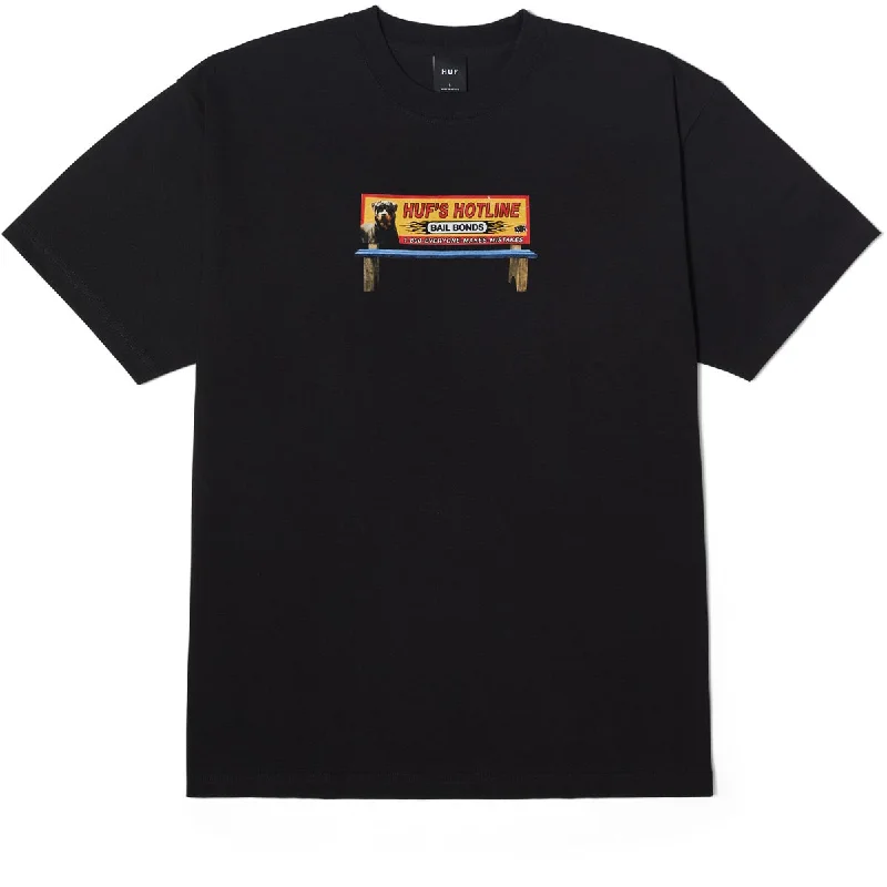 Huf Bail Bonds T-Shirt - Black