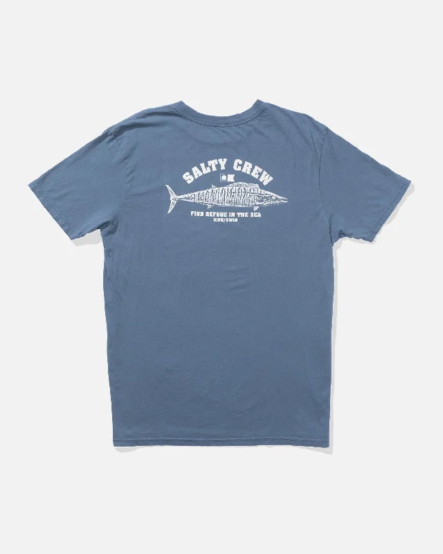 Wahoo Stamp Vintage Tee - Slate