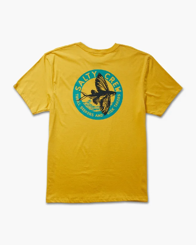 Fly By Premium Tee - Mustard