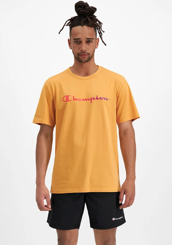 Champion Mens Ombre Script Tee