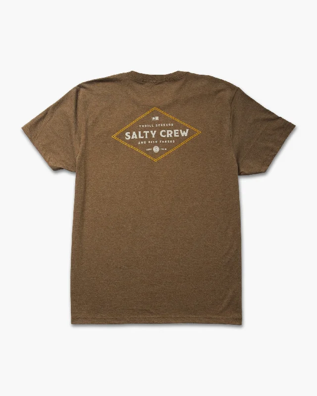 Double Diamond Classic Tee - Mocha Heather