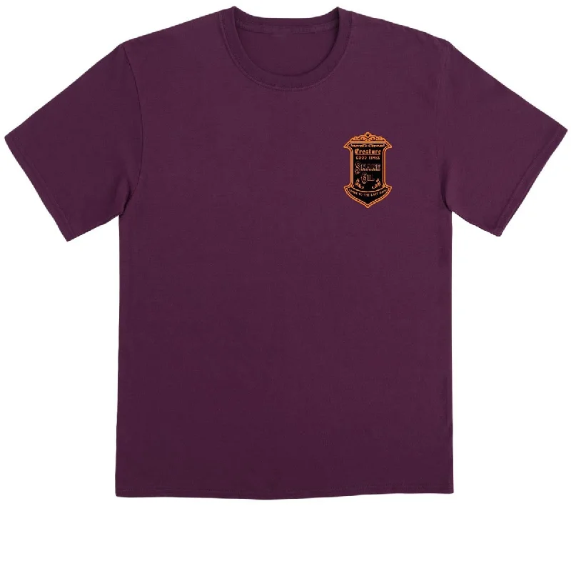 Creature Last Drop T-Shirt - Eggplant