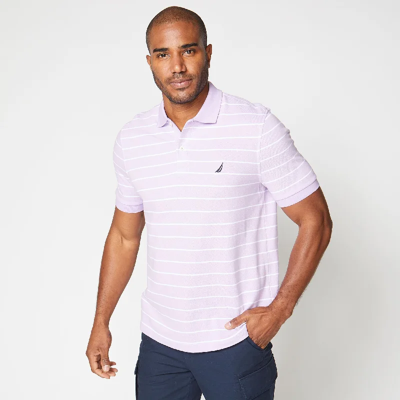 Nautica Mens Classic Fit Striped Deck Polo