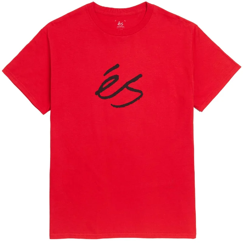 eS Scrip Mid T-Shirt - Red/Black